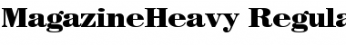 MagazineHeavy Regular Font