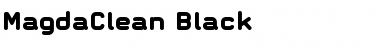 MagdaClean Black Font