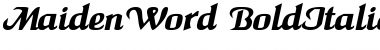 Download MaidenWord Font