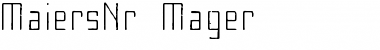 Download MaiersNr8 Font