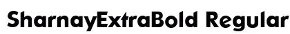 SharnayExtraBold Regular Preview