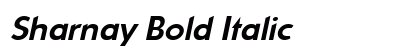 Sharnay Bold Italic Preview