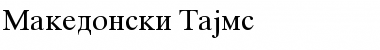 Makedonski Tajms Regular Font