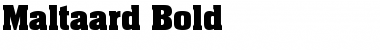 Maltaard Bold Font