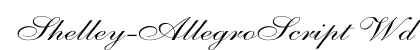 Shelley-AllegroScript Wd Regular Preview