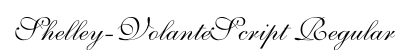 Shelley-VolanteScript Regular preview