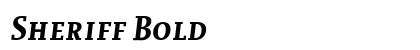 Sheriff Bold preview