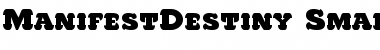 ManifestDestiny SmallCaps Regular Font