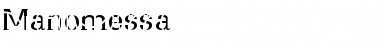 Manomessa Medium Font