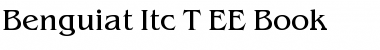 Download Benguiat Itc T EE Font