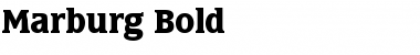 Marburg Bold Font