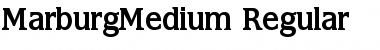 MarburgMedium Regular Font