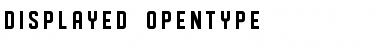 DISPLAYED Regular Font
