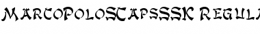 MarcoPoloSCapsSSK Regular Font