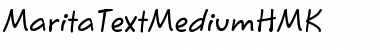 Download MaritaTextMediumHMK Font