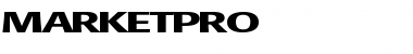 MARKETPRO Regular Font