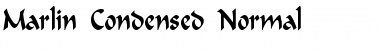 Marlin Condensed Normal Font