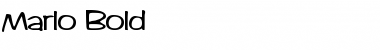 Marlo Bold Font