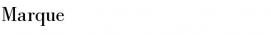 Marque Regular Font