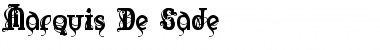 Marquis De Sade Regular Font