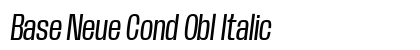 Base Neue Cond Obl Italic preview