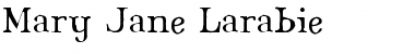 Download Mary Jane Larabie Font