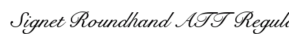 Signet Roundhand ATT Regular preview