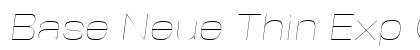 Base Neue Thin Exp Obl Italic preview