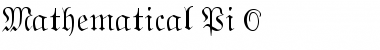 MathematicalPi 2 Regular Font