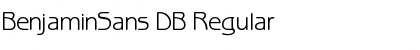 BenjaminSans DB Regular Font