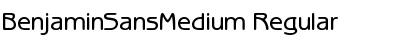 BenjaminSansMedium Font