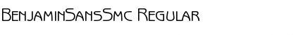 BenjaminSansSmc Regular Font