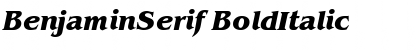 Download BenjaminSerif Font