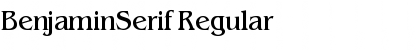 BenjaminSerif Font