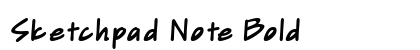 Sketchpad Note Bold Preview