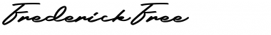 FrederickFree Regular Font