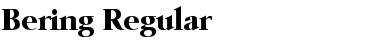 Bering Regular Font