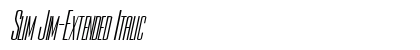 Slim Jim-Extended Italic Preview