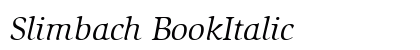 Slimbach BookItalic Preview