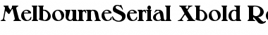 Download MelbourneSerial-Xbold Font