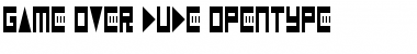 Download Game Over Dude Font