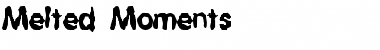 Melted Moments Regular Font