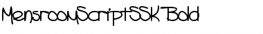 MensroomScriptSSK Bold Font
