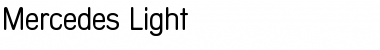 Mercedes-Light Regular Font