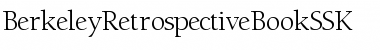 BerkeleyRetrospectiveBookSSK Regular Font