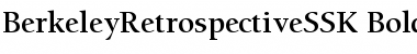 BerkeleyRetrospectiveSSK Bold Font