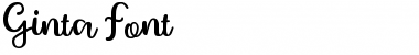 Download Ginta Font Download Ginta Font
