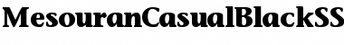 MesouranCasualBlackSSK Regular Font