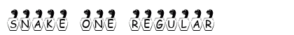 Snake one Regular preview
