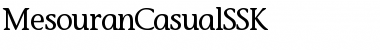 MesouranCasualSSK Regular Font
